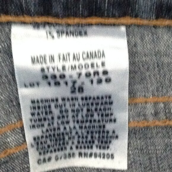 Hollywood The Jean People Women's Bermuda Blue Denim Jean Shorts Size 28 - Picture 6 of 6